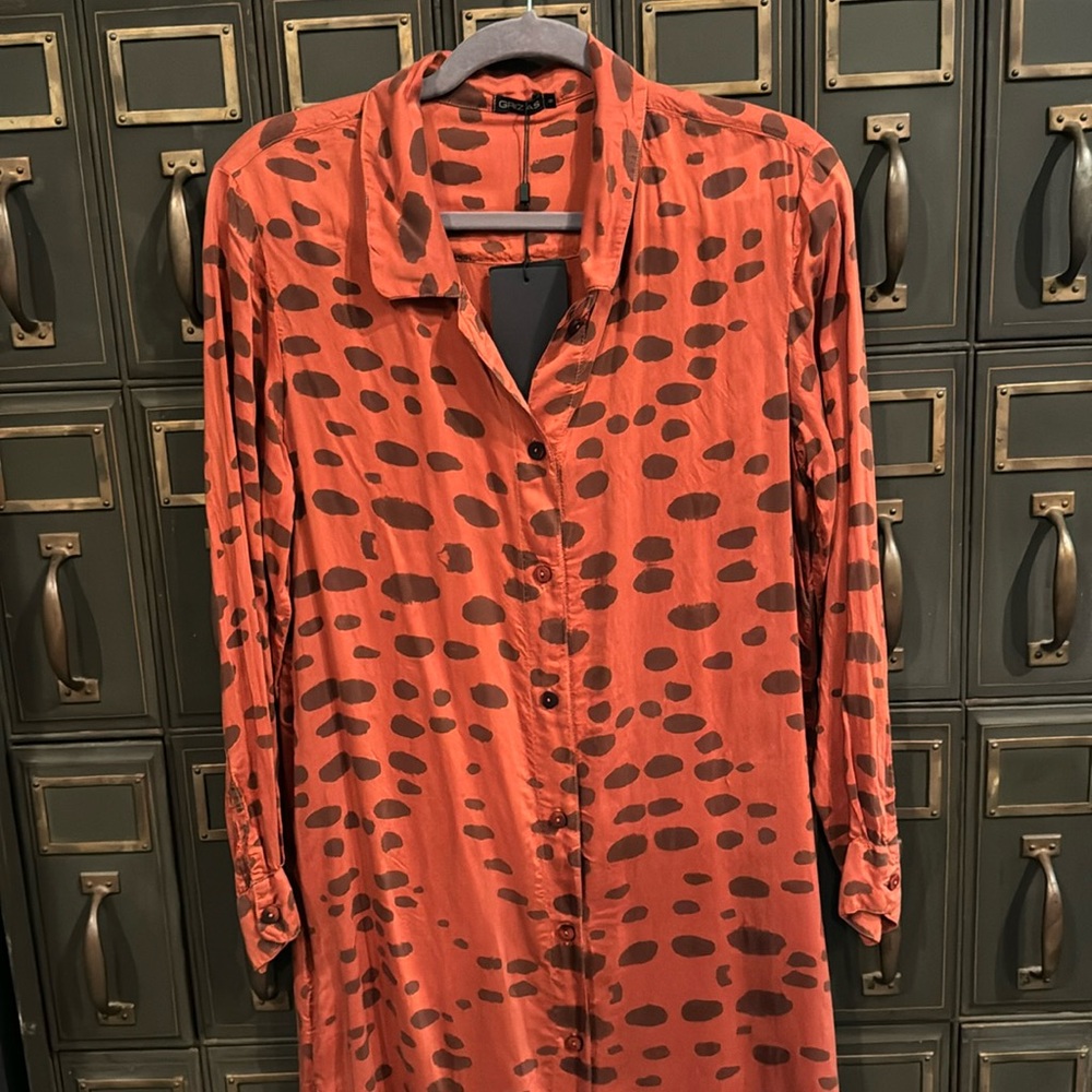Grizas 100% Silk Long Shirt / Tunic / Dress